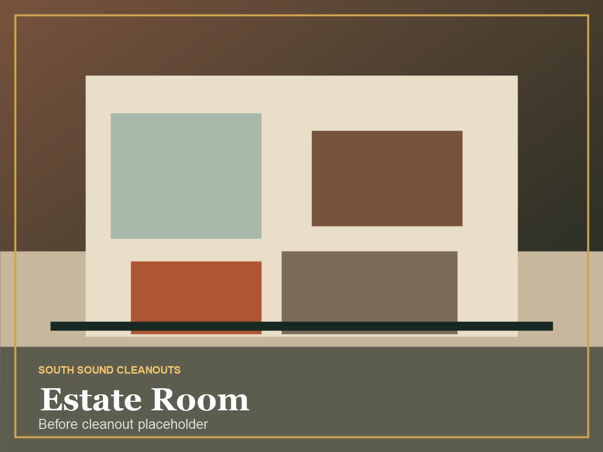 Estate home room before thoughtful sorting